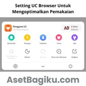 Setting UC Browser Untuk Mengoptimalkan Pemakaian